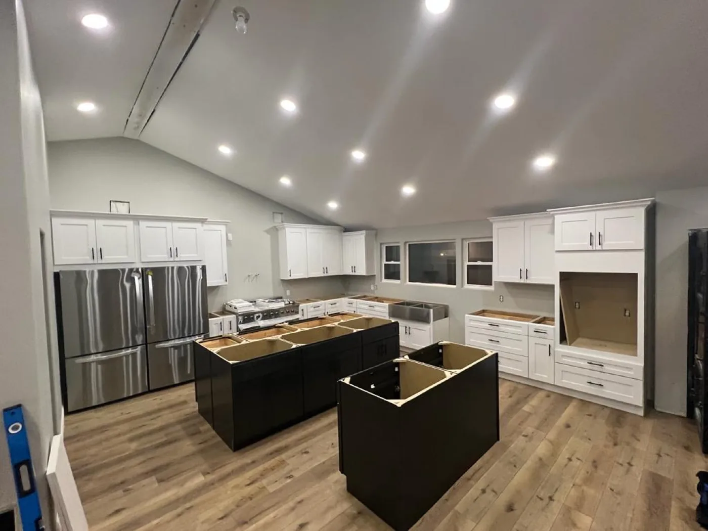 Kitchen with plywood-box cabinets installed by WoodArt Cabinets in San Antonio